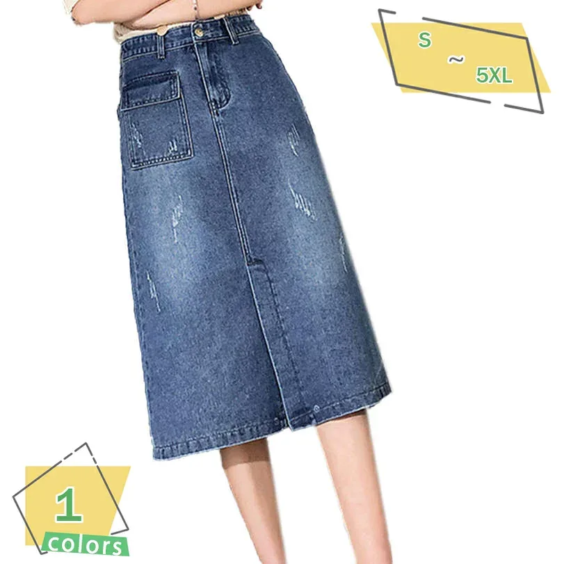 500円OFFクーポン 花柄 タイトスカート スカート 制服 レディース ミモレ丈 デニム ショート丈 ペンシルスカート オフィス カジュアル ゴム 女性 事務 台形 ビジネス 通勤 ロングスカート ボトムス 大人 春 夏 デニムスカート 20代 30代 40代 RaogtCYU
