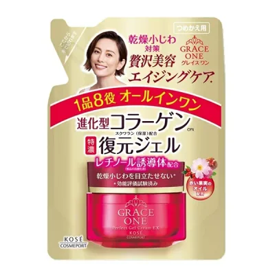 KOSE グレイス ワン 濃潤リペアジェル EX (つめかえ用) 90g 特濃復元 コーセー