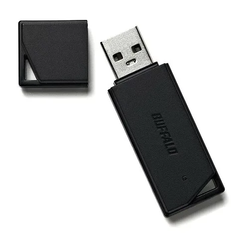 バッファロー BUFFALO USB2.0 どっちもUSBメモリー 16GB ブラック RUF2-KR16GA-BK