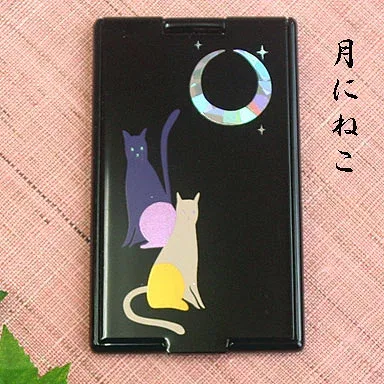 漆器 ポケットミラー【名入れ無料】メール便無料 かわいい おみやげ 鏡 おしゃれ 日本製