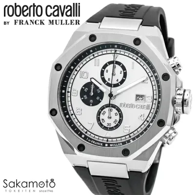 国内正規品 roberto cavalli BY FRANCK MULLER ロベルトカヴァリ バイ フランクミュラー 腕時計 ウォッチ クォーツ メンズ 男性 紳士 【RV1G259P0011】