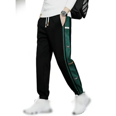ジョガーパンツ メンズ スポーツ スウェットパンツ サイドライン ズボン カジュアル ボトムス ゆったり おしゃれ ストレッチ 春 夏 秋 冬 部屋着 ルームウェア ジョガーパンツ -