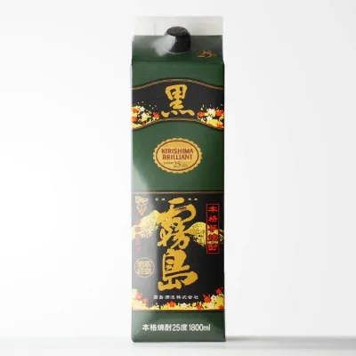 黒霧島 芋焼酎 霧島酒造 25度 1800ml 紙パック