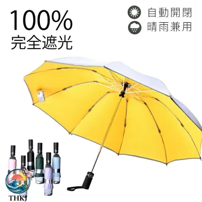 【全品5%ポイント】8 本骨 自動開閉 晴雨兼用 逆さ傘 反射板付き 折り畳み傘 傘 日傘 男女兼用ギフト 贈り物 紳士 婦人 多彩 銀色傘 銀色反射 カバー無し
