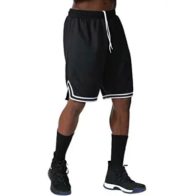 Shorts, Men's Sports Shorts, Training, Running, Sweat Absorbent, Quick Drying 71blk-M
