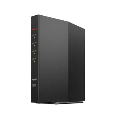 【】 バッファロー WiFi ルーター 無線 LAN Wi-Fi 6 11ax AX3000 2,401+573Mbps 日本メーカー 【 iPhone 16e / 16 / 15 / 14 / Nintendo Switch / PS5 動作確認済み 】 スマート 引っ越し エコパッケージ ブラック