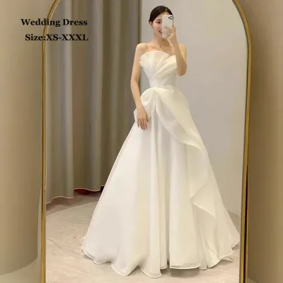【送料無料】ウエディングドレス 花嫁ドレス オフショルダー 高級感 結婚式 フォト婚 前撮り 後撮り 白ドレス ロングドレス ホワイト フォーマルドレス 舞台 ピアノ パーティードレス 演奏会 披露宴 発表会 二次会 ワンピース コンサート きれいめ