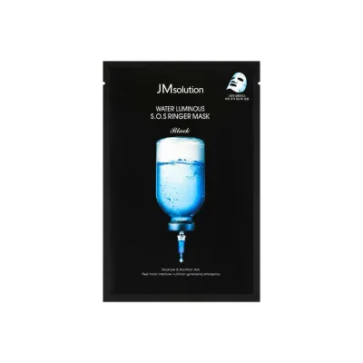 JMsolution Water Luminous SOS Ringer Mask Plus Black 10EA