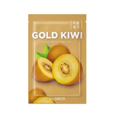 THE SAEM Natural Gold Kiwi Mask Sheet 21ml 10EA