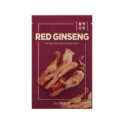 THE SAEM Natural Mask Sheet 21ml 10EA Red Ginseng