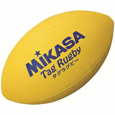 【本日限定!3%クーポン配布中】ミカサ MIKASA タグラグビーボール 黄 イエロー 小学生用 子供 ジュニア キッズ TR-Y 【取り寄せ商品】(2406am)