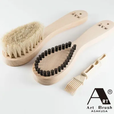 Asakusa Art Brush Easy Pill Removal Standard & Clothes Brush Special Set B000073 1 set