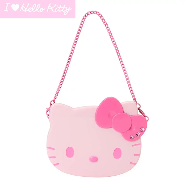 ハローキティ チェーン付き両面ミラー(I Love Hello Kitty) ピンク