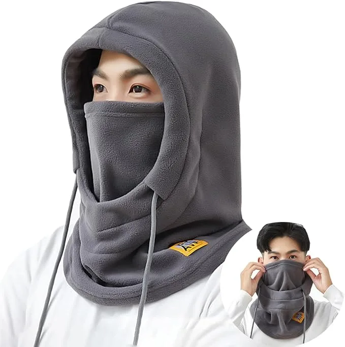 特定商品 ネックウォーマー フェイスカバー 帽子 防寒 360°極めた暖かさ・ふわりとした着用感目出し帽 フードウォーマー ネックカバー 冬用