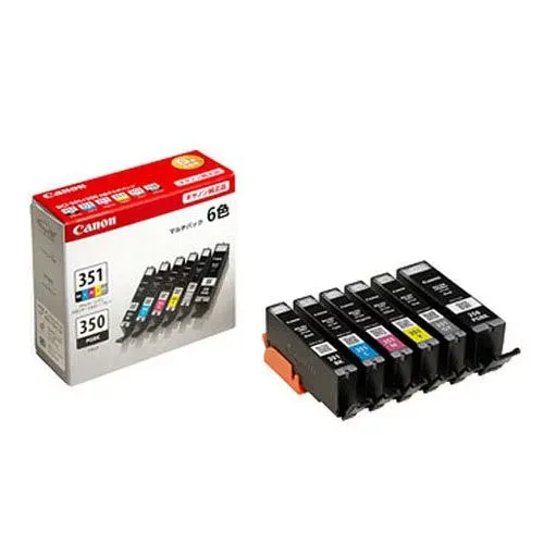 キヤノン 純正インク BCI-351+350/6MP (6色マルチパック) インクタンク キヤノン【Canon】