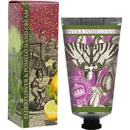 English Soap Company イングリッシュソープカンパニー KEW GARDEN キュー・ガーデン ハンドクリーム エルダーフラワー&ポメロ シアバター アロエベラエキス イギリス 王立植物園