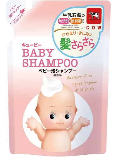 【合算3150円で送料無料】牛乳石鹸 キューピー ベビーシャンプー 泡タイプ 詰替え用 300ml