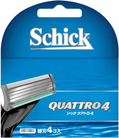 【合算3150円で送料無料】【Schick】シック クアトロ4 替刃 4個入