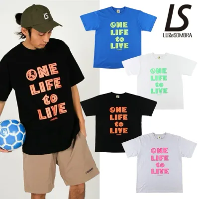 【メール便可】ルースイソンブラ ONE LIFE to LIVE T-SHIRT L1241203 フットサル Tシャツ 半袖 プラシャツ ウェア ユニセックス
