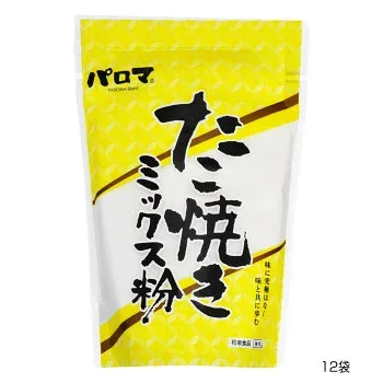 和泉食品 パロマ たこ焼きミックス粉 500g×12袋 【日本製】 業務用 お手軽 カリッとふんわり お好み焼き粉 お返し 内祝い
