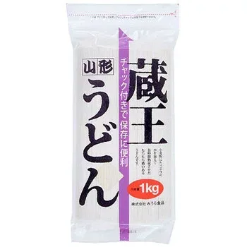 みうら食品 チャック付蔵王うどん 1kg×10袋 大容量 保存食 常備食 乾麺 日本製 業務用 家庭用 非常食