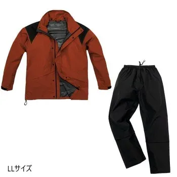 弘進ゴム B-1300 ODR レインスーツ 透湿 LIGHT 防寒着 作業服 秋冬 防風 ワークウェア アウトドア 高機能 レッド LL H1300BC