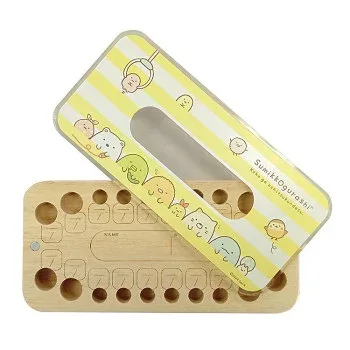 乳歯ケース すみっコぐらし SG3001 お子さま 成長の証 保管 桐製 アクリル 可愛い ベビー 記念 ギフト