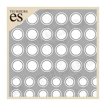 日本製 TSUMEKIRA(ツメキラ) ネイルシール es ドットミニ 3サイズドット 5mm 4mm 3.5mm ミニサイズ シール 白 ES-DOT-006