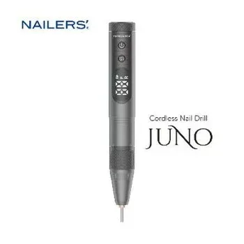 NAILERS' JUNO CNJ-1 コードレスネイルドリル 最大20000rpm デジタル表示 バッテリー残量表示 Type-C充電 回転方向切替