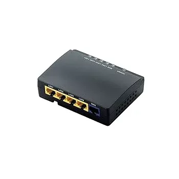【中古】Logitec 有線LANルータ 100M LAN-BR/4