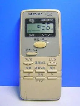 【中古】シャープ エアコンリモコン A465JB