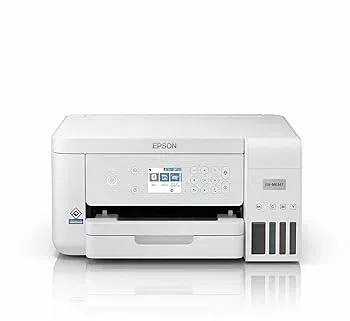 【中古】エプソン プリンター エコタンク搭載 A4カラーインクジェット複合機 EW-M634T1 写真用紙スクエア 20枚入 テレワーク向け 低ランニングコスト