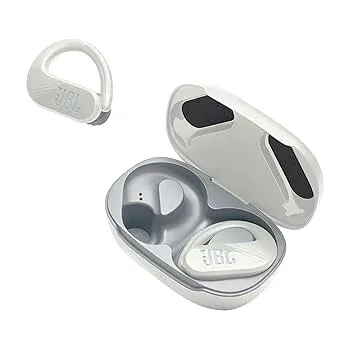 【中古】JBL ENDURANCE PEAK3 Bluetoothスポーツ完全ワイヤレス/耳掛けタイプ/USBタイプC/IP68防水防塵/ ホワイト JBLENDURPEAK3WT