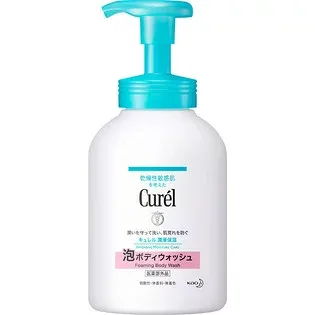 【T】 花王 キュレル 泡ボディウォッシュ 本体(480mL)