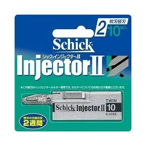 【T】 シック インジェクター II 2枚刃 替刃 (10枚入)