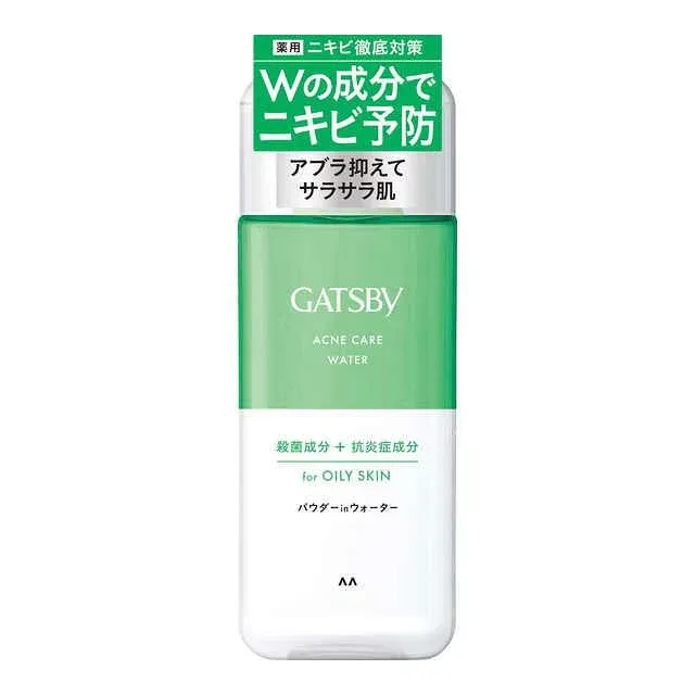 マンダム ギャツビー 薬用 スキンケア アクネケアウォーター (200ml) 2種の薬用成分でニキビを防ぐ