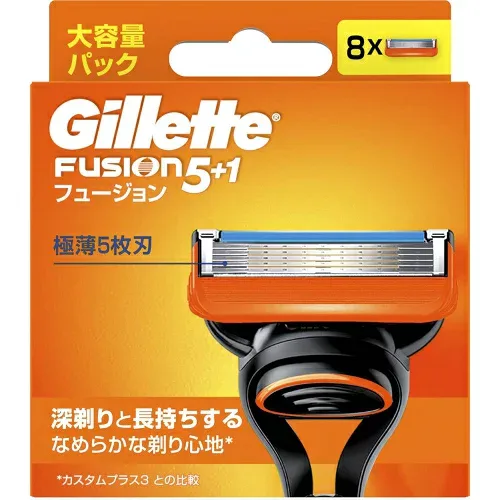 P&Gジャパン ジレット フュージョン マニュアル 替刃 (8個) 大容量パック