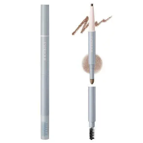 コーセー エスプリーク (ESPRIQUE) W アイブロウ スタイラー ペンシル&パウダー BR300 (0.5g) 1本2役ペンシル&パウダー
