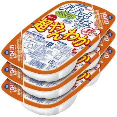 はごろもフーズ パパッとライス 超やんわかごはん こしひかり (200g×3個) レトルトごはん