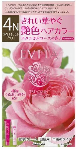 カネボウ エビータ トリートメントヘアカラー 4N (医薬部外品)