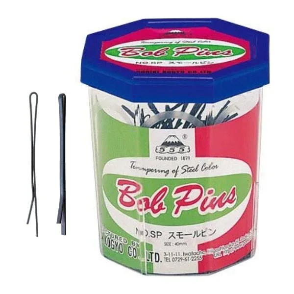 五力工業 ボブピン スモールミガキピン 八角ケース入 130g【取り寄せ商品A】