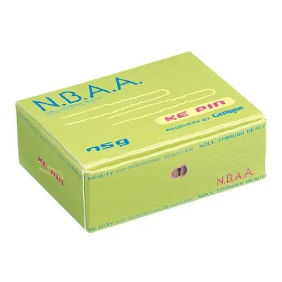 【1個】【ネコポス発送】N.B.A.A. 毛ピン NB-P05 ブラック 75g【取り寄せ商品A】