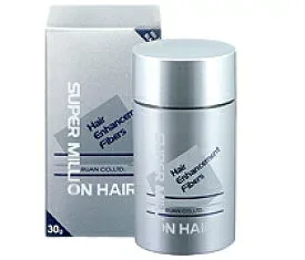 【1個】【宅急便コンパクト発送】スーパーミリオンヘアー 30G No.15 ホワイト 30g【取り寄せ商品A】【自然な仕上がり 簡単ボリュームアップ 薄毛カバー 白髪カバー 自然な質感 使いやすい 時短ケア メンズ対応 レディース対応 サロン専売 プロ仕様】