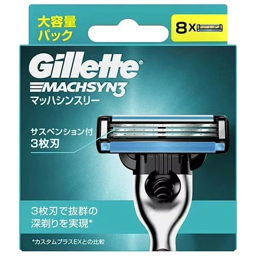 【ケース販売】【1ケース6個入】P&G マッハシンスリー替刃8B(シェービング)