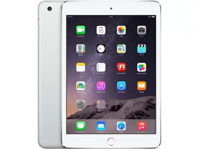 【中古】Bランク【やや傷や汚れあり】 SIMフリー iPad mini3 64GB WiFi+Cellular シルバー 利用制限-(白ロム) 送料無料