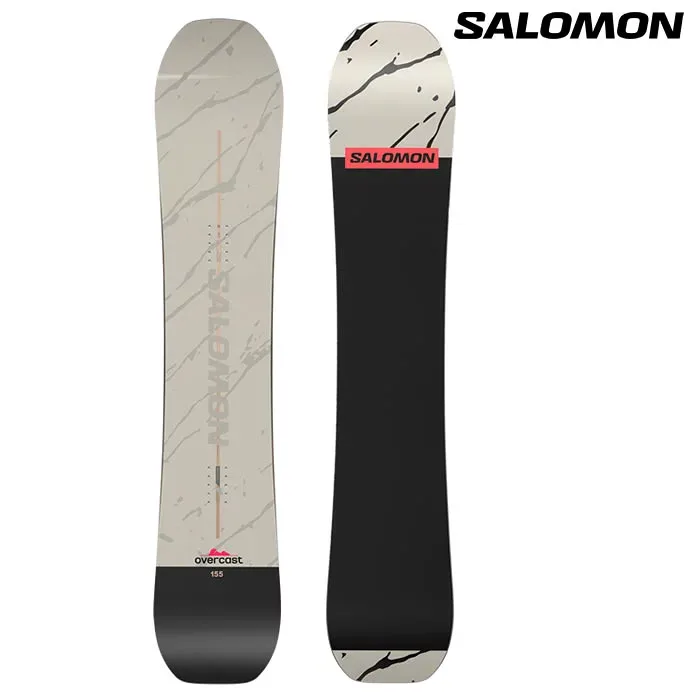 25-26 SALOMON スノーボード OVERCAST L49185400:正規品/サロモン/メンズ/スノボ/板/snow