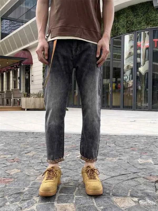 パンツ デニム メンズ ボトムス アウトドア ズボン ファッション カジュアル テーパード ジーンズ 春 レトロ パイント