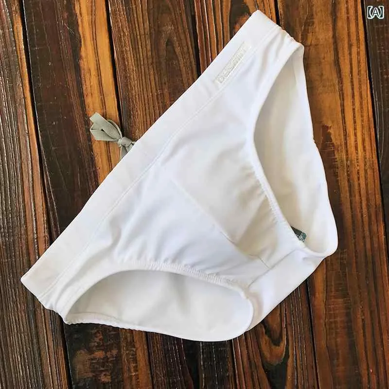 水泳 パンツ メンズ 水着 海パン タイト カップ 恥か し くい ストレッチ性 セクシー フル ローウエスト タイトフィット 無地 三角形