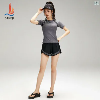 レディース 夏 水着 スポーツ フィットネス ウェア サマーレジャー トレーニング マリンスポーツ セパレート ハイエンド お腹 カバー スリム 見せ リゾート