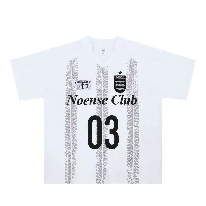 Tシャツ メンズ 男性用 カットソー クルーネック 半袖 タイヤプリント デザインTシャツ ゆったり オーバーサイズ ビッグシルエット アメリカン ヒップホップ カジュアル 綿混 薄手 夏